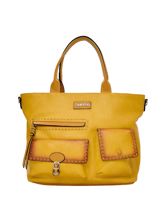 Bag to Bag Γυναικεία Τσάντα Ώμου Κίτρινη