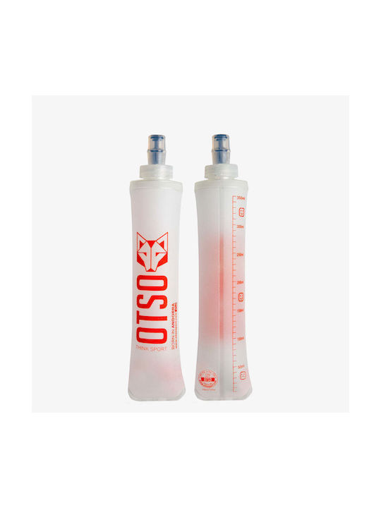 Otso Flasche Wasser Glas mit Schraubverschluss Weiß 350ml