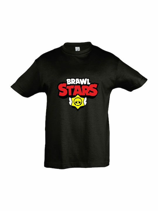 Παιδικό T-shirt Κοντομάνικο Black Brawl Stars