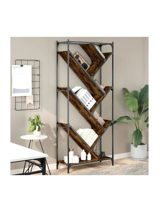 Bibliothek Rauchige Eiche 79x30x180cm