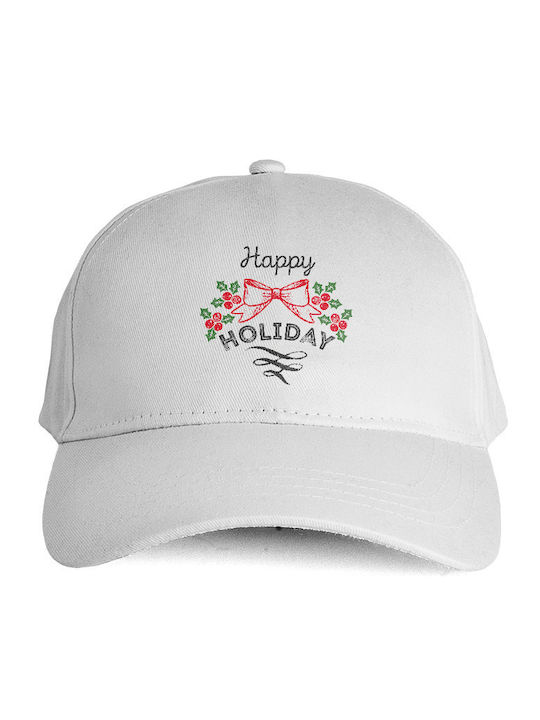 Pălărie de jocheu "happy Holiday"