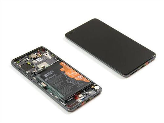 Screen Display with Touch Mechanism for Huawei P40 (Black)