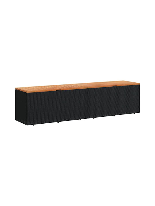 vidaXL Cutie de depozitare pentru exterior Ratt...
