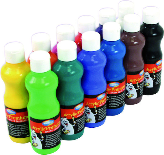 Set Culori Acrilice Pictură în culoarea Verde 250ml 1buc