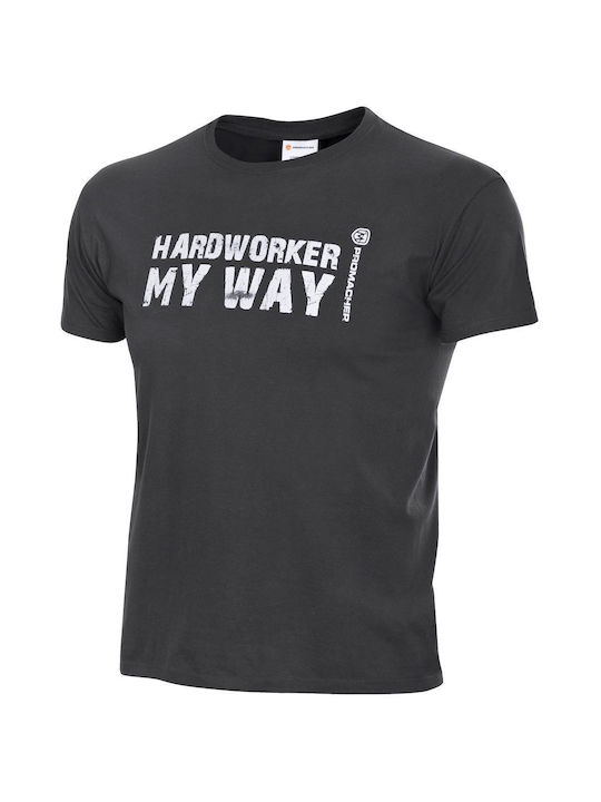 Bennon Hardworker T-Shirt Εργασίας Γκρι