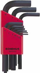 Bondhus Allen-Schlüssel-Set mit 9 Schlüsseln