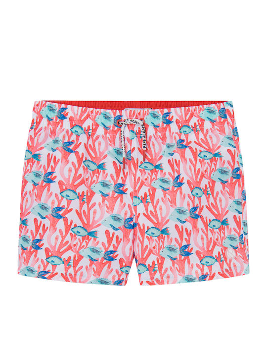 Pepe Jeans Fishcoral Kids Swimwear Swim Shorts Burgundy
