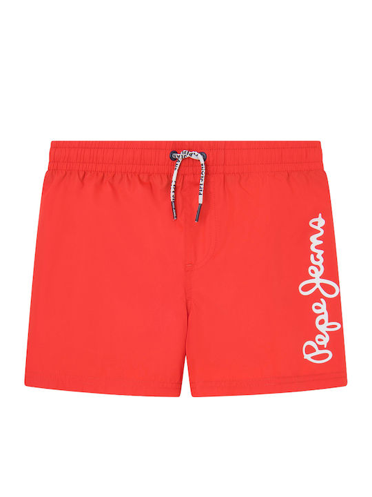 Pepe Jeans Kids Swimwear Swim Shorts Burgundy