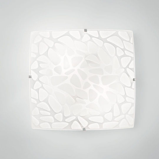 Fan Europe Island Luminiță De Tavan Montată 30cm Albă Cu Bază De Bec E27
