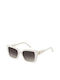 Marc Jacobs Sonnenbrillen mit Weiß Rahmen und Braun Verlaufsfarbe Linse MARC733/S SZJHA 52