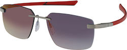McLaren Sunglasses Gray with Metal Frame & Gray Lens