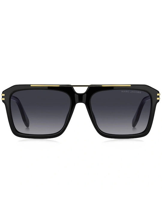 Marc Jacobs Sonnenbrillen mit Schwarz Rahmen und Schwarz Verlaufsfarbe Linse MARC752/S 8079O 57