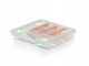 Prosperplast Tool Compartment Organiser 10 Slot Transparent 19.5x15.5x3.5cm