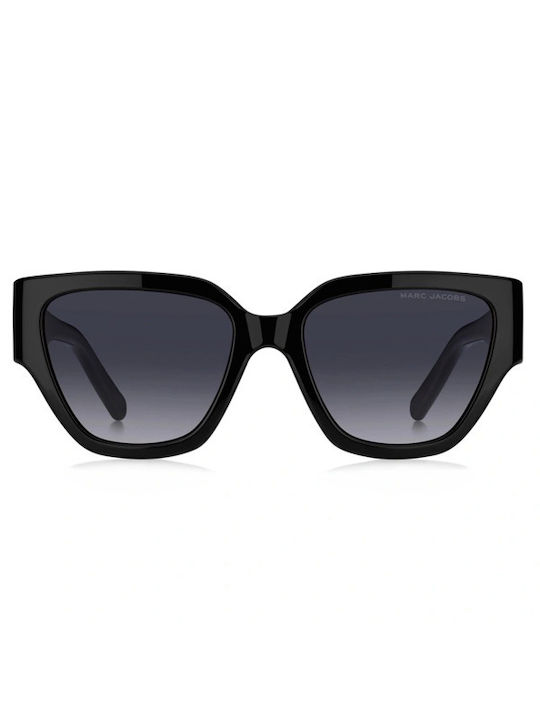 Marc Jacobs Sonnenbrillen mit Schwarz Rahmen und Schwarz Verlaufsfarbe Linse MARC724/S 8079O 54