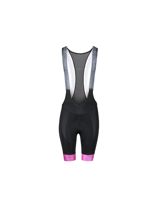 Women's Cycling Pants with Braces Black Women's Cycling Pants with Braces Black