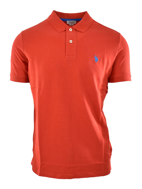 U.S. Polo Assn. Herren T-Shirt Kurzarm RED