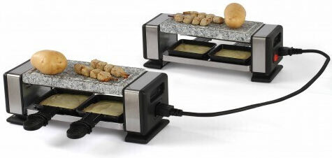 Livoo Tischplatte Elektrogrill Raclette Glatte Platte 700W 20.5cmx10.5cmcm