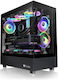 Thermaltake View 270 TG ARGB Midi Tower Computer Case with Window Panel Black