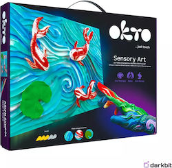 Diy Creative Painting Set 3d With Clay Koi Carps