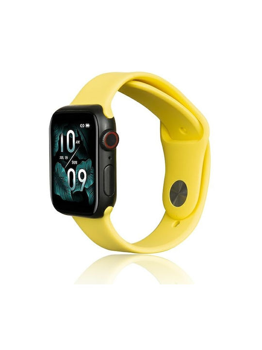 Beline Armband Silikon Gelb (Apple Watch 44/45/46mm/Ultra 49mm)