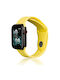Beline Armband Silikon Gelb (Apple Watch 44/45/46mm/Ultra 49mm)