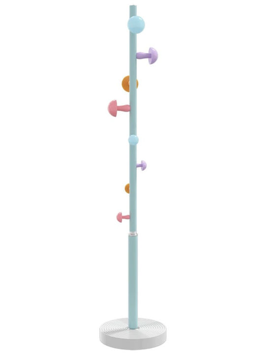 vidaXL Metallic Coat Rack Blue 35x35x172cm