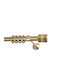 Anartisi Metallic Curtain Pole Bara 3 Double with Rod Φ25mm 160cm Gold