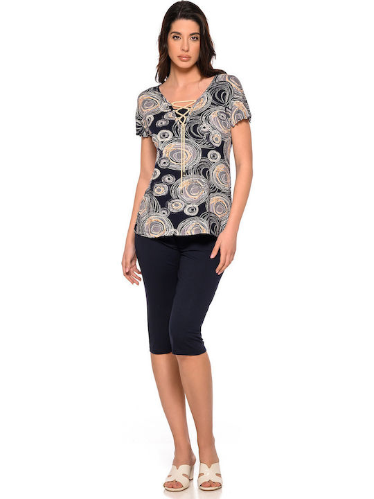 Clio Lingerie Summer Women's Pyjama Set Gray