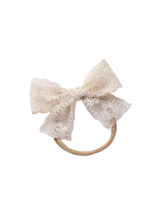 Baby Hair Ribbon Ecru - Hml2190