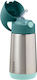 B.Box Bottle Thermos Stainless Steel 350ml Green with Straw