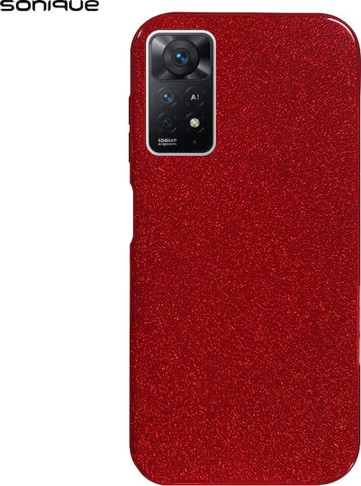 Sonique Shiny Back Cover Σιλικόνης / Πλαστικό Κόκκινο (Redmi Note 11 Pro 4G/5G / Redmi Note 12 Pro 4G)