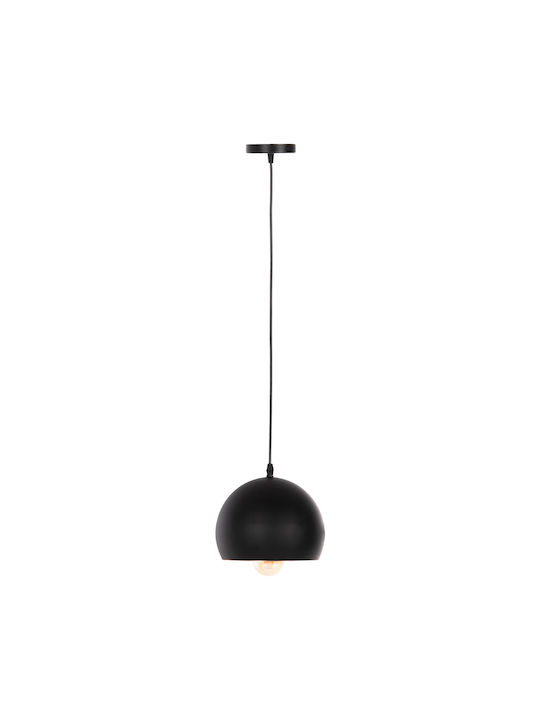 HomeMarkt Pendant Light Single-Light for Socket E27 Black