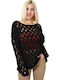 Women's Blouse Cotton Long Sleeve Black