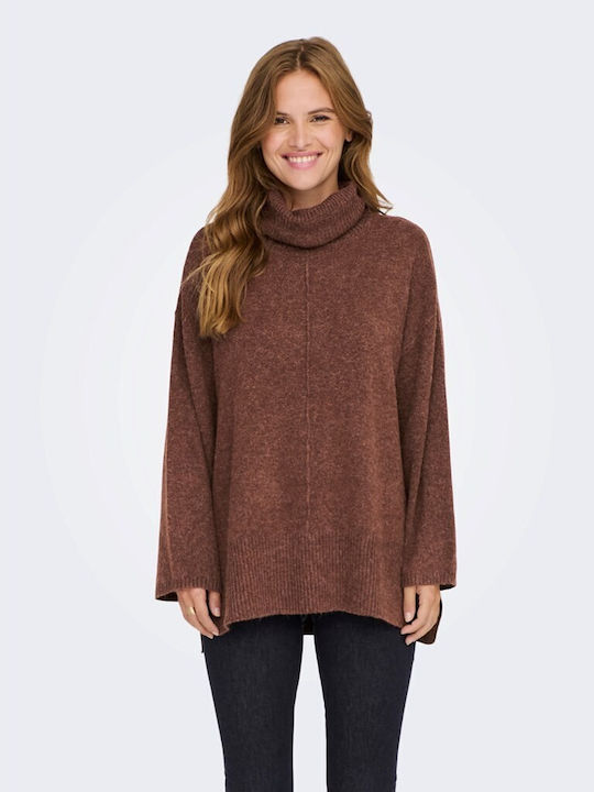 Only Life Women's Blouse Long Sleeve Coffee