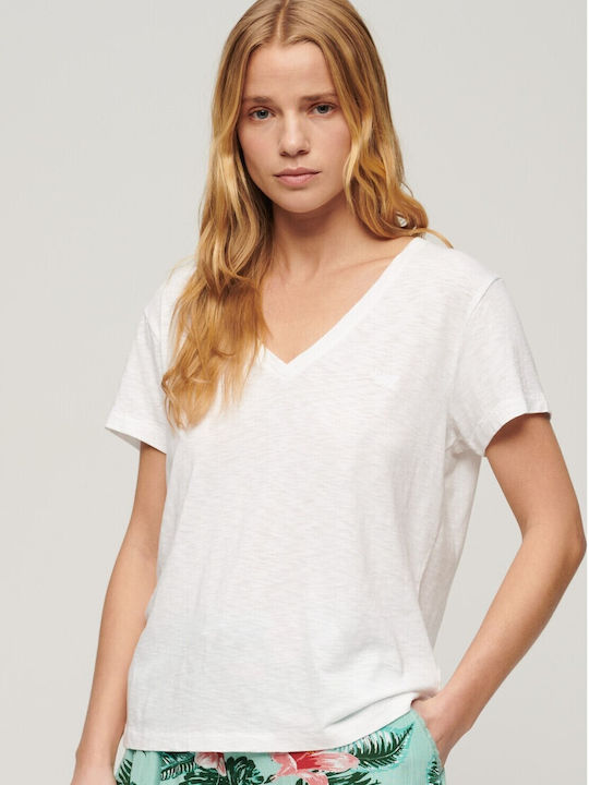 Superdry Damen T-Shirt White
