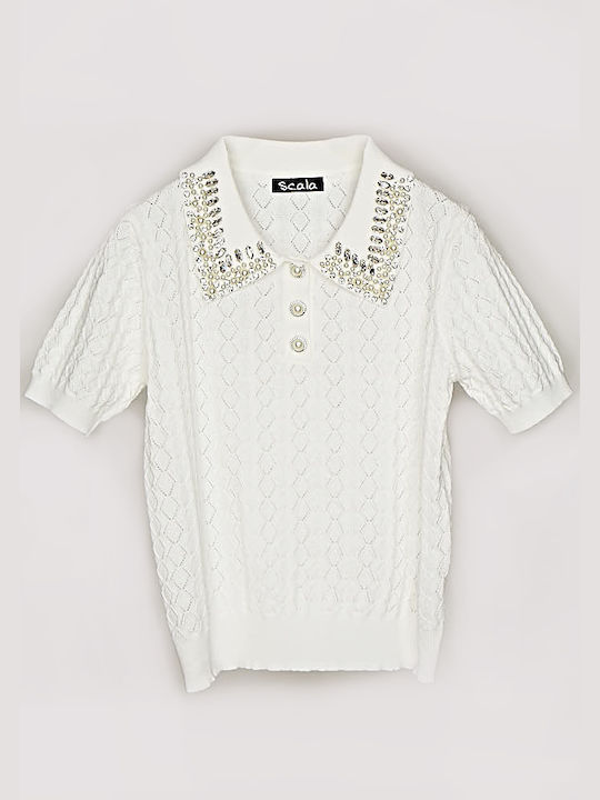 Cuca Women's Polo Shirt White