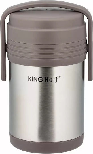 KING Hoff Inox Thermo Lunch Box Silver 1500ml
