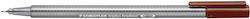 Staedtler Triplus Μαρκαδόρος Σχεδίου Dark Brown...
