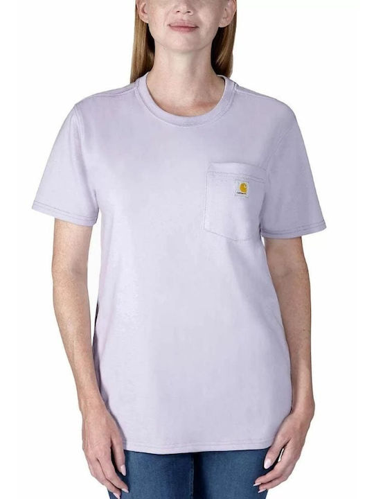 Carhartt Women's T-shirt Lilac Haze