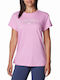 Columbia Trek Damen T-shirt Fuchsia