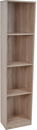 Ankor Επιδαπέδια Ραφιέρα Μπάνιου Ξύλινη 40x24x170cm