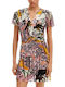 Desigual Sommer Kleid Rosa