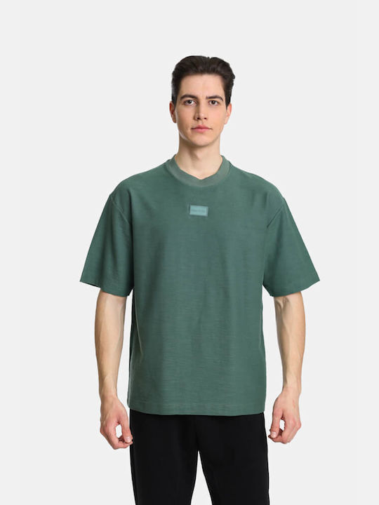 Paco & Co T-shirt Bărbătesc cu Mânecă Scurtă Verde