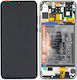 Screen with Touch Mechanism and Frame for Huawei P30 Lite New Edition (White)