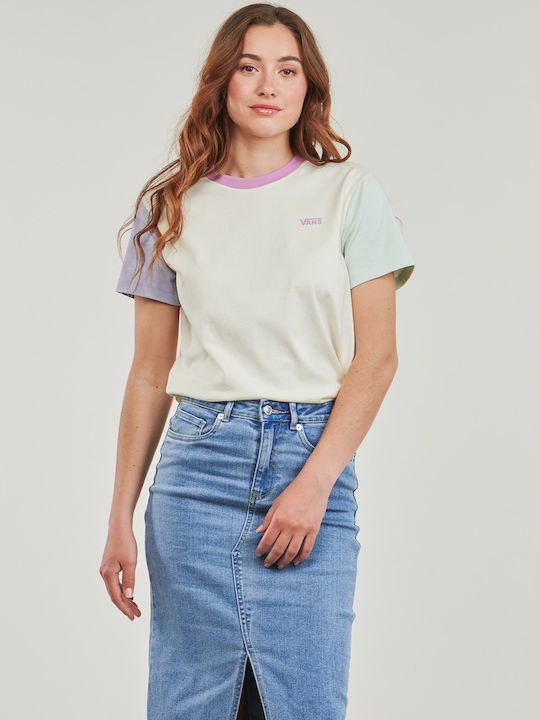 Vans Colorblock Damen T-shirt Mehrfarbig