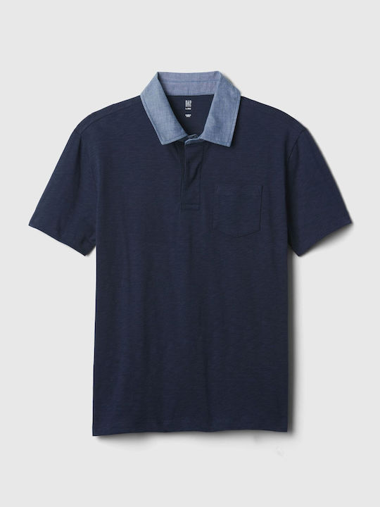 Polo pentru copii Cu mânecă scurtă tapestry navy
