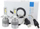 Lamps Car H4 LED 6000K Cold White 8-48V 38W 2pcs