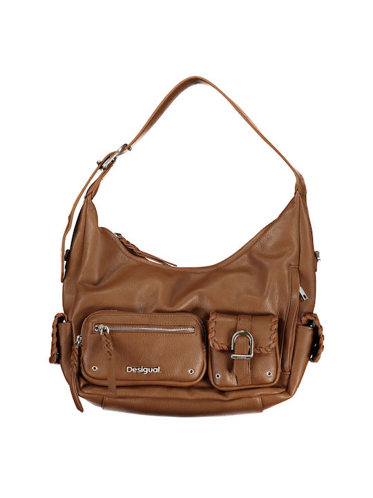 Desigual Damen Tasche Schulter Braun