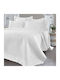 Beauty Home Muse Art 12506 Set Coverlet Queen Size White 230x250cm 3pcs