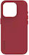 Decoded Umschlag Rückseite Silikon Rot (iPhone 15 Pro Max)